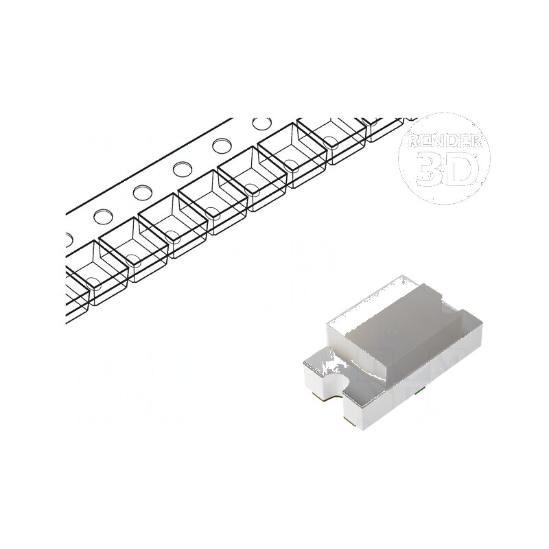 LED SMD 1206 roșie 140mcd 20mA 622nm 120° 3,2x1,5x1,1mm | Electronic-mag.ro | Componente Electronice LED SMD 1206 roșie 140mcd 20mA 622nm 120° 3,2x1,5x1,1mm | Electronic-mag.ro | Componente Electronice