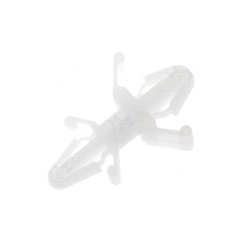 Distanțier PCB Poliamidă 6,3mm Clichet Natural | Electronic-mag.ro | Componente Electronice