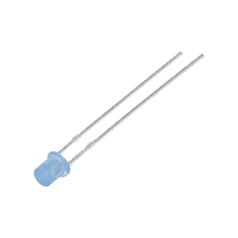 LED 3mm Albastru 210-350mcd 110° Plat | Electronic-mag.ro | Componente Electronice