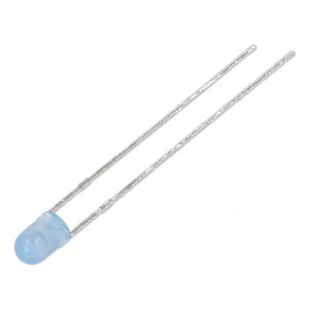 LED 3mm Albastru 460-780mcd 60° Convex | Electronic-mag.ro | Componente Electronice