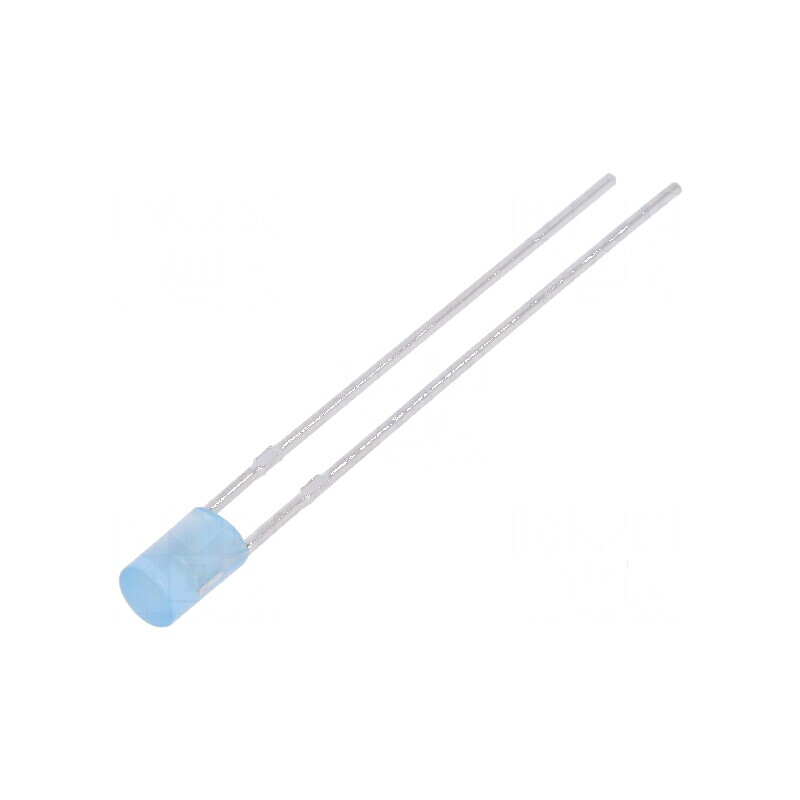 LED 3mm Albastru 210-350mcd 110° Plat Frontal | Electronic-mag.ro | Componente Electronice