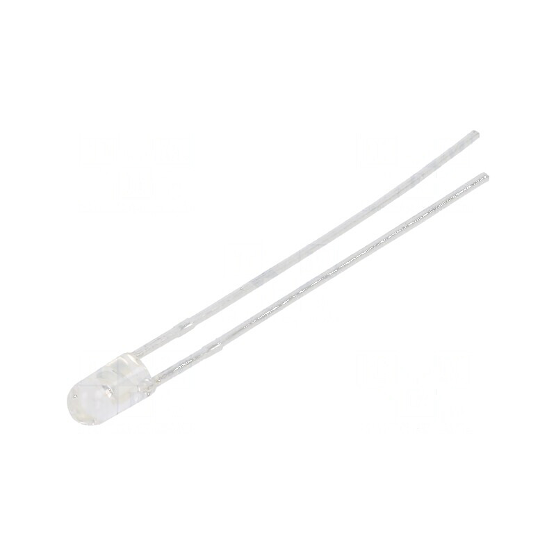 LED 3mm roșie 1000mcd 30° convex | Electronic-mag.ro | Componente Electronice