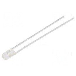LED galben 3mm 1000mcd 30° convex | Electronic-mag.ro | Componente Electronice