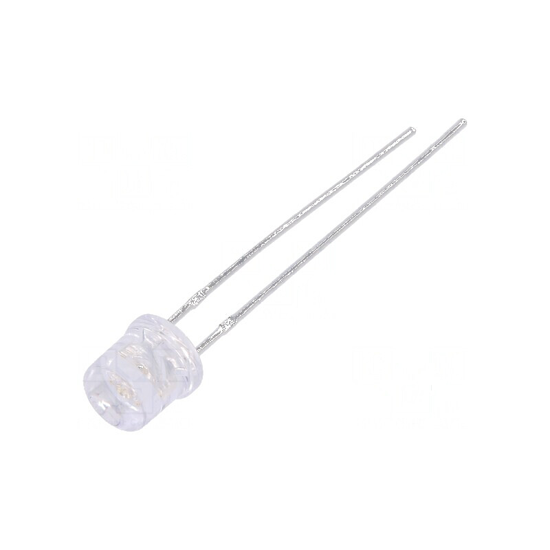 LED 5mm Albastru 460-780mcd 100° Plat | Electronic-mag.ro | Componente Electronice