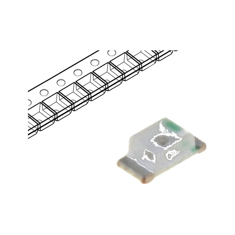 LED SMD 0603 Albastru 60-100mcd 1,6x0,8x0,6mm 130° 20mA 95mW | Electronic-mag.ro | Componente Electronice