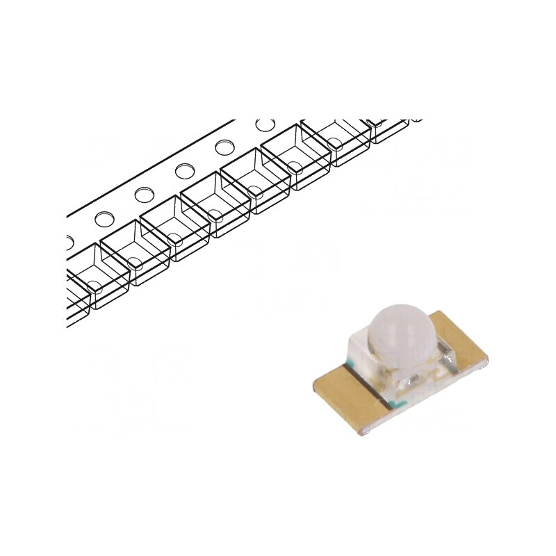 LED SMD 1608 portocalie 25° 20mA 1120-4500mcd 3,2x1,6x1,55mm | Electronic-mag.ro | Componente Electronice LED SMD 1608 portocalie 25° 20mA 1120-4500mcd 3,2x1,6x1,55mm | Electronic-mag.ro | Componente Electronice
