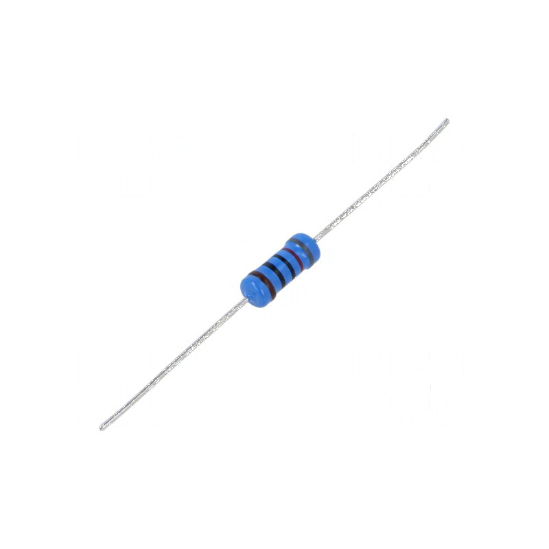 Rezistor metal film THT 820Ω 2W ±1% Ø5x12mm 50ppm/°C axial | Electronic-mag.ro | Componente Electronice