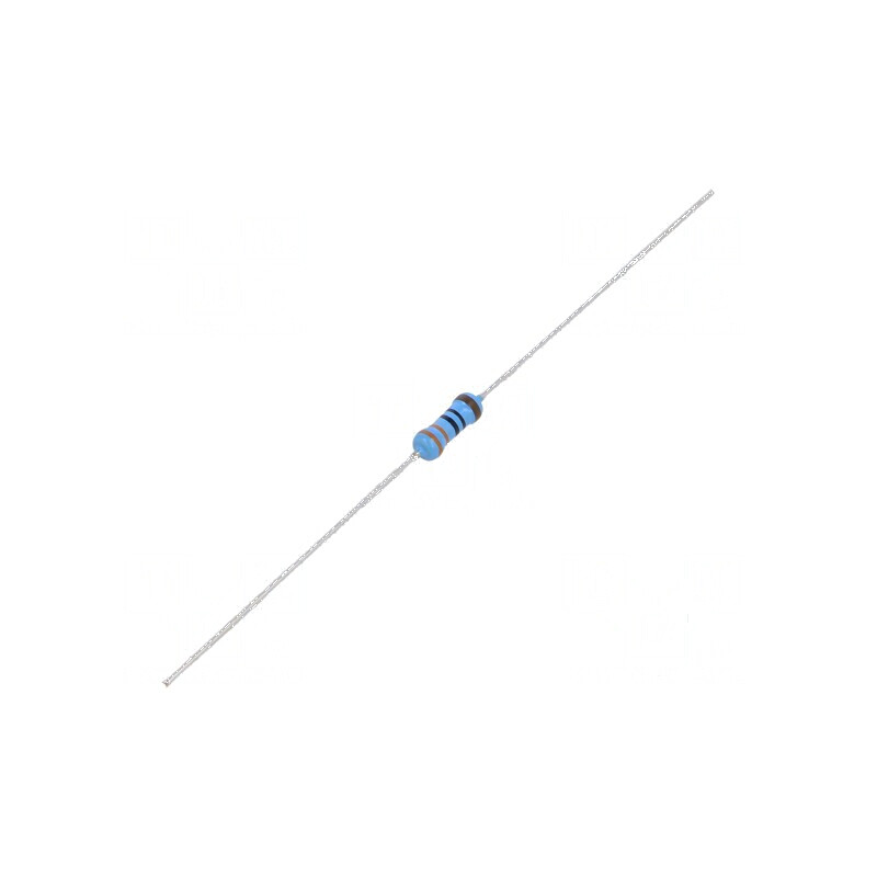Rezistor thin film THT 330Ω 600mW ±1% Ø2,5x6,5mm 50ppm/°C | Electronic-mag.ro | Componente Electronice