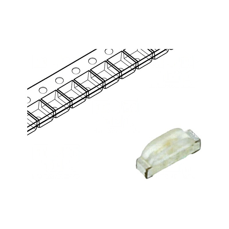 LED SMD 0802 Albastru 30-70mcd 2,1x0,6x1mm 120° 20mA | Electronic-mag.ro | Componente Electronice