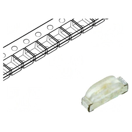 LED SMD 0802 Albastru 30-70mcd 2,1x0,6x1mm 120° 20mA | Electronic-mag.ro | Componente Electronice