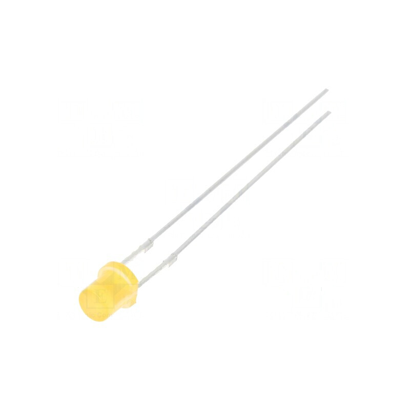 LED 3mm portocalie 100-150mcd 140° plat | Electronic-mag.ro | Componente Electronice
