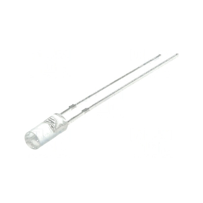 LED 3mm portocalie 220-330mcd 110° plat | Electronic-mag.ro | Componente Electronice