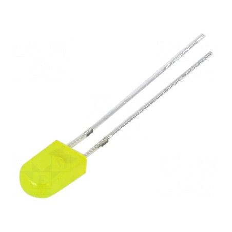 LED dreptunghiular galben 2,43x5x8,6mm 150-220mcd 100° | Electronic-mag.ro | Componente Electronice