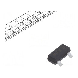 Tranzistor PNP bipolar BRT 50V 0,5A SOT23 TO236AB R1 4,7kΩ | Electronic-mag.ro | Componente Electronice