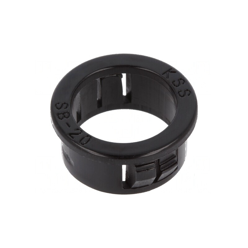 Manşon Ø 20mm Øorif 15,9mm negru | Electronic-mag.ro | Componente Electronice