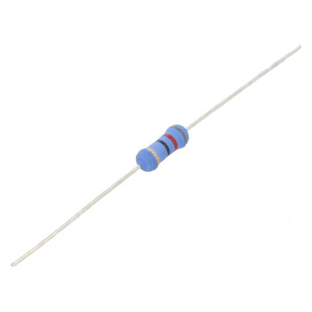 Rezistor metal oxide 82Ω 1W Ø3,5x10mm -55÷155°C ±5% | Electronic-mag.ro | Componente Electronice