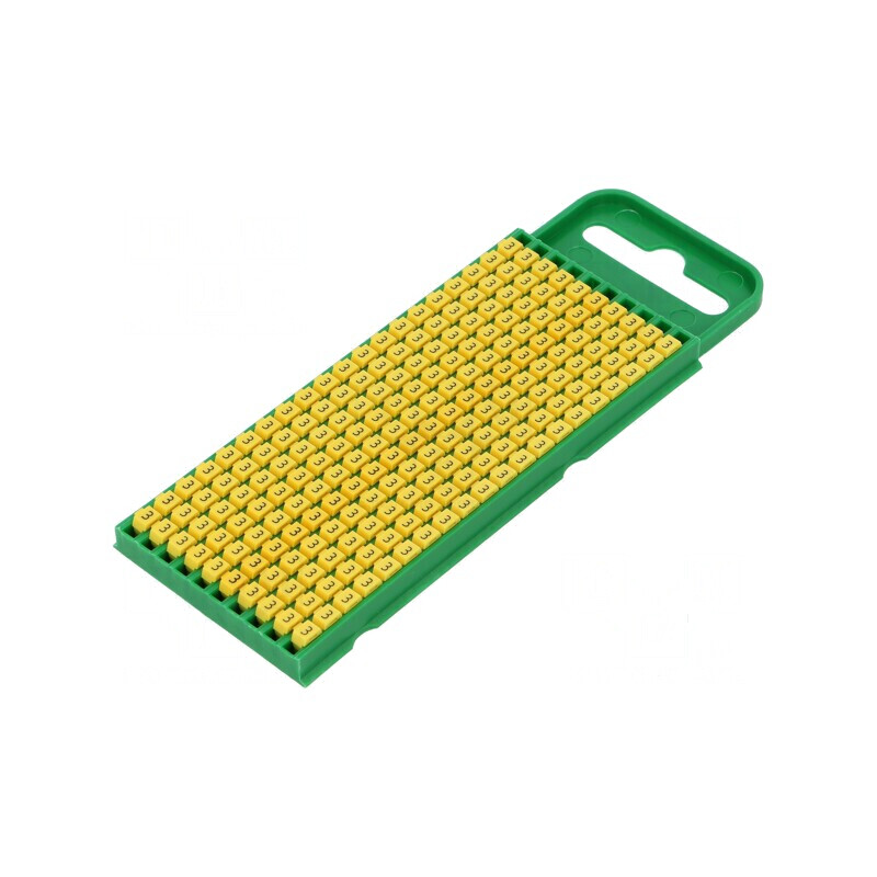 Markere Marcaj Galbene 3mm Poliamidă -40÷85°C WIC | Electronic-mag.ro | Componente Electronice