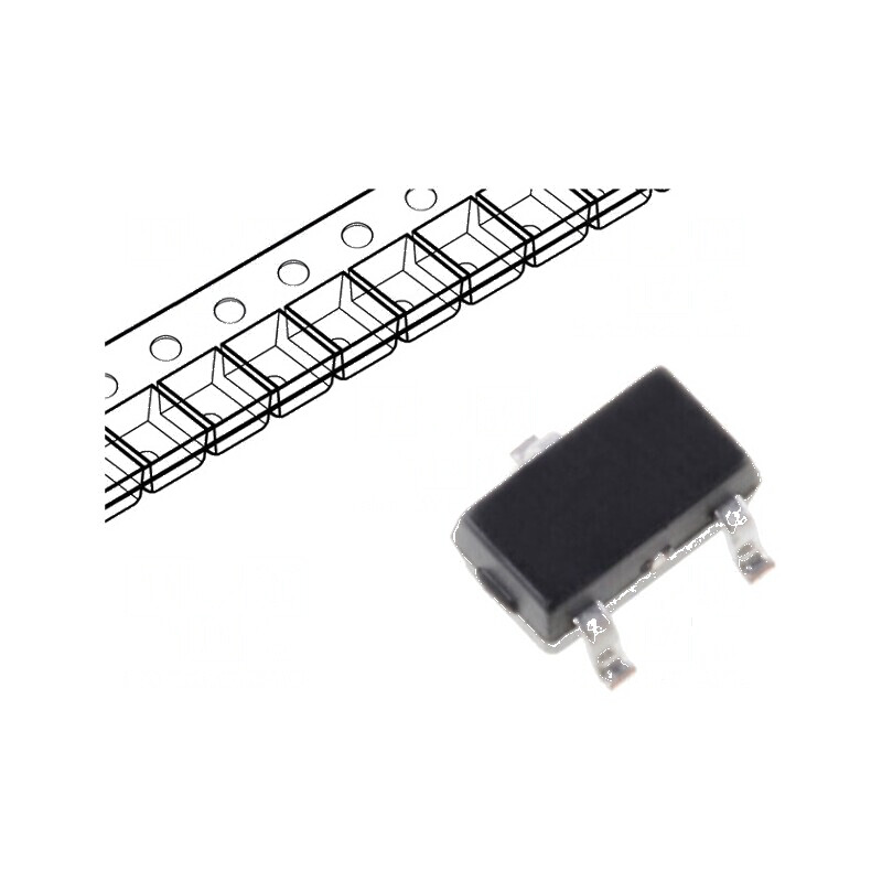 Tranzistor N-MOSFET 30V 0,1A 150mW SC70 ESD | Electronic-mag.ro | Componente Electronice Tranzistor N-MOSFET 30V 0,1A 150mW SC70 ESD | Electronic-mag.ro | Componente Electronice
