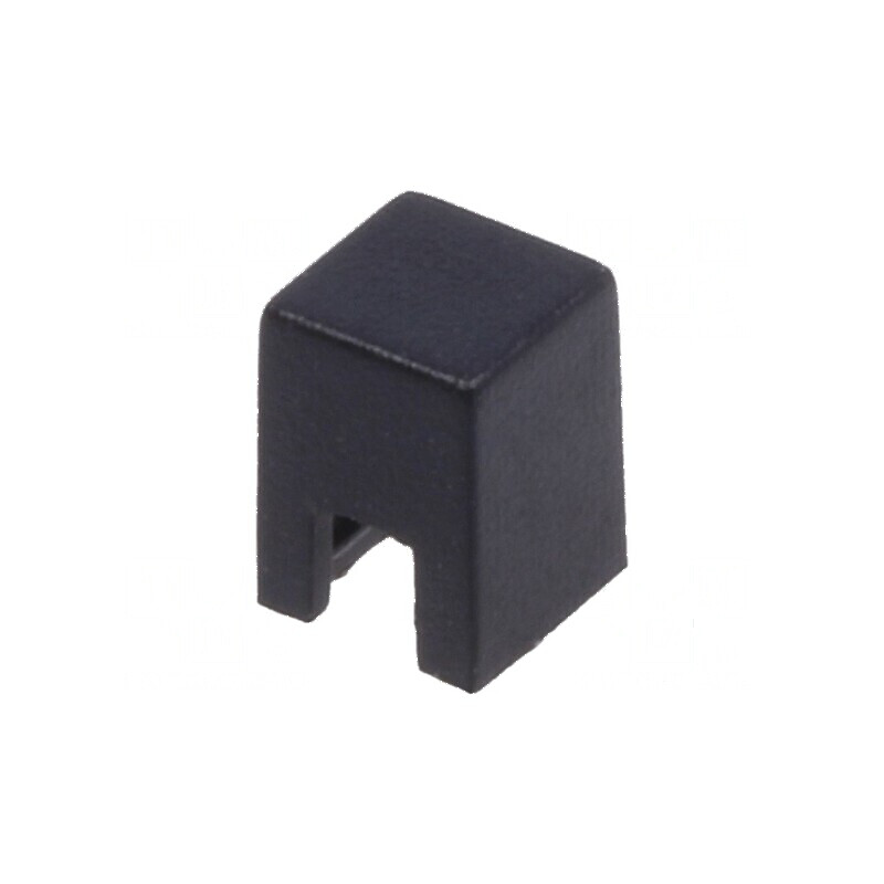 Tastă pătrată neagră 4x4x5,5mm pentru tastatură | Electronic-mag.ro | Componente Electronice