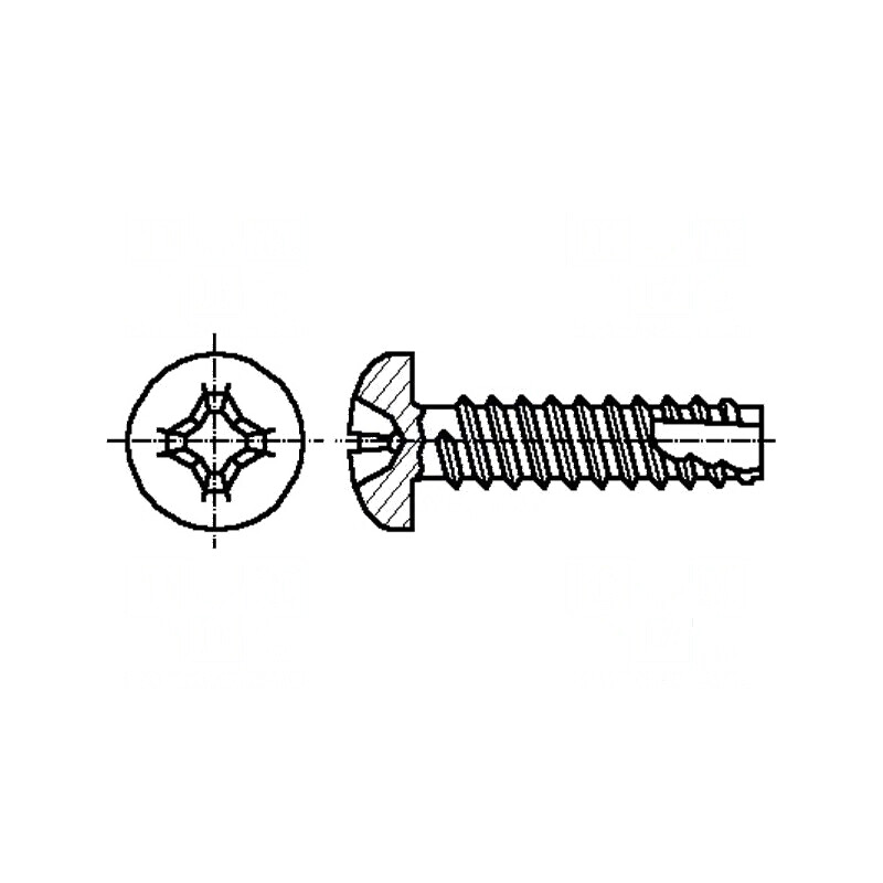 Şurub 2,9x19 Cap Rotund Phillips PH1 Oţel Zincat | Electronic-mag.ro | Componente Electronice
