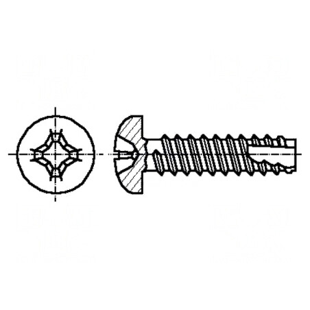 Şurub 2,9x19 Cap Rotund Phillips PH1 Oţel Zincat | Electronic-mag.ro | Componente Electronice
