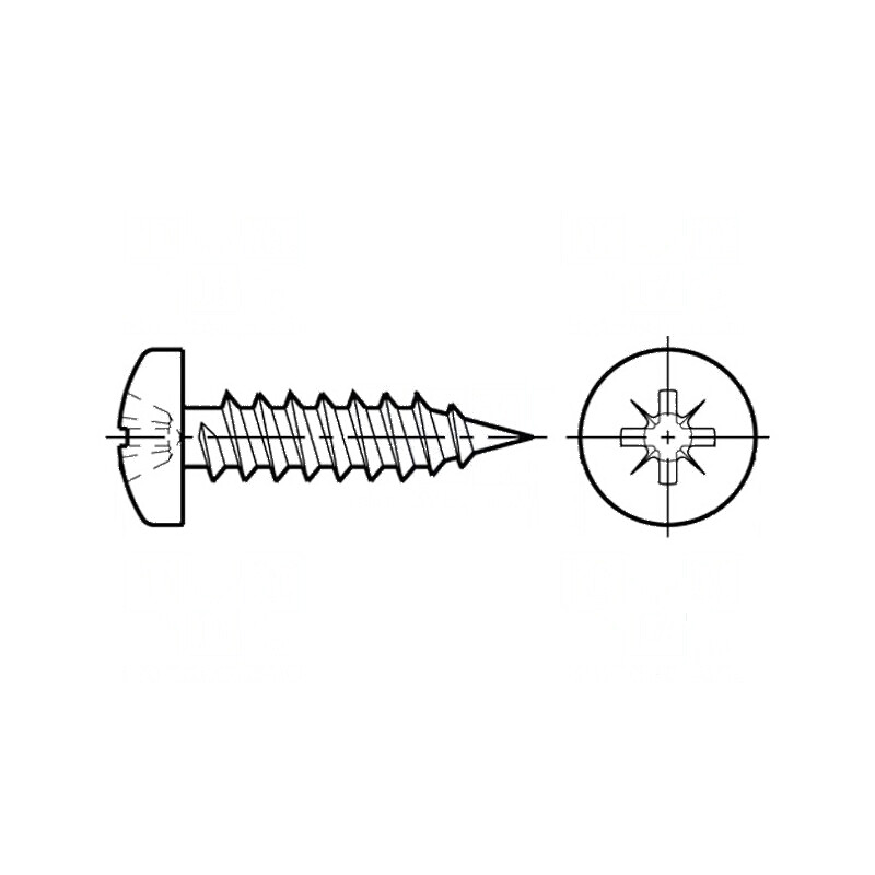 Şurub 2,9x22 Cap Rotund Pozidriv PZ1 ISO 7049 DIN 7981C | Electronic-mag.ro | Componente Electronice