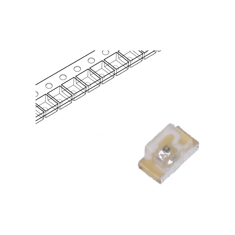 LED SMD 0603 Galben-Verde 11-16mcd 20mA 1,6x0,8x0,8mm 100° | Electronic-mag.ro | Componente Electronice