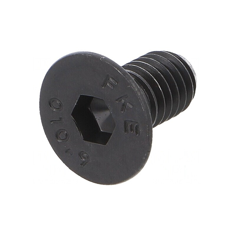 Şurub M6x12 îngropat imbus HEX 4mm oţel negru | Electronic-mag.ro | Componente Electronice