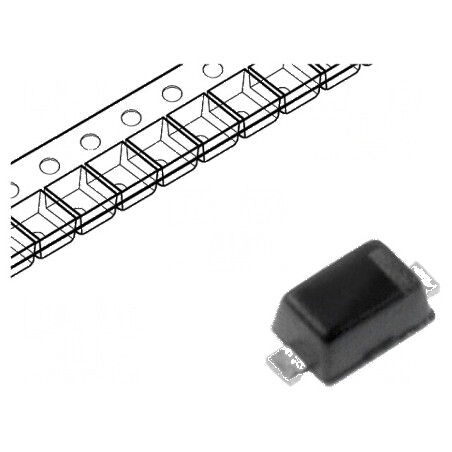 Diodă Zener 0,3W 2,7V SMD SOD523 200mA | Electronic-mag.ro | Componente Electronice