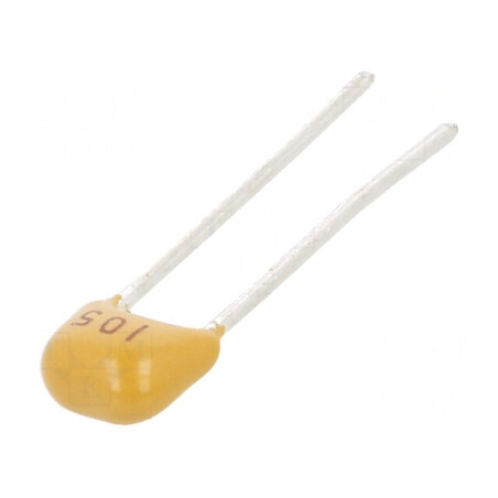 Condensator ceramic 1uF 100V Y5V ±20% THT 2,54mm | Electronic-mag.ro | Componente Electronice