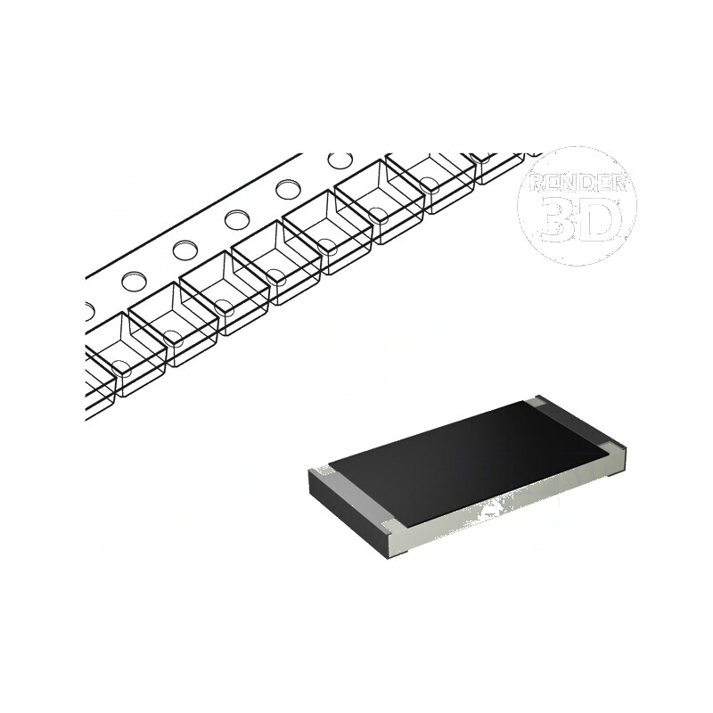 Rezistor SMD 2512 1Ω 1W ±5% -55÷155°C 200ppm/°C thick film | Electronic-mag.ro | Componente Electronice