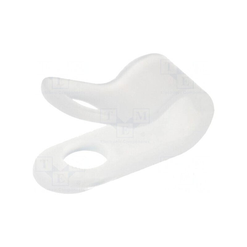 Clipsuri tip P pentru cabluri Ø2,7mm naturale | Electronic-mag.ro | Componente Electronice