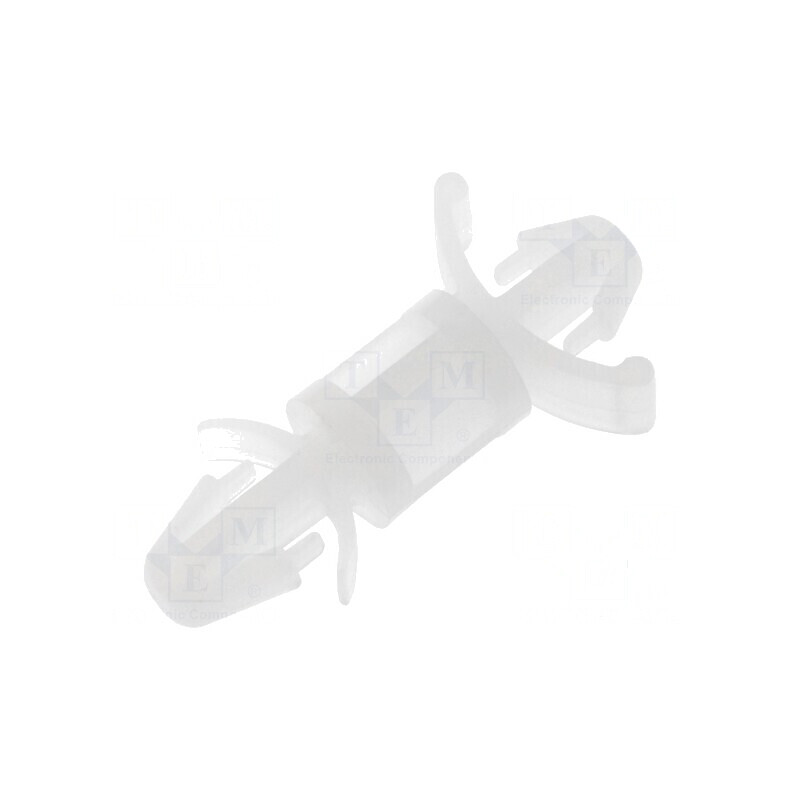 Distanţier PCB poliamidă 8mm clichet naturală | Electronic-mag.ro | Componente Electronice