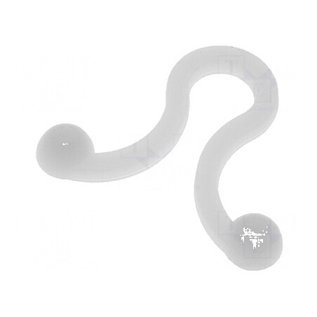 Clipsuri pentru cablu 4mm din poliamidă naturală UL94V-2 | Electronic-mag.ro | Componente Electronice
