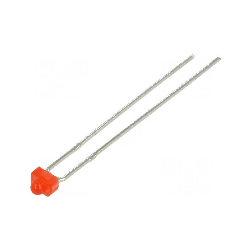 LED roșie 1,8mm 200-300mcd 55° convex | Electronic-mag.ro | Componente Electronice