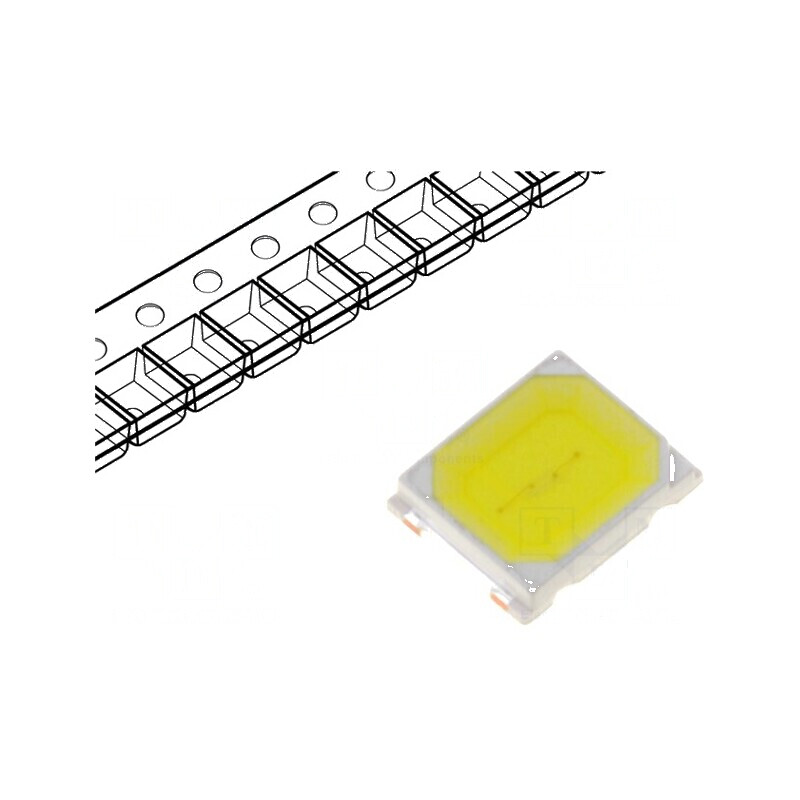 LED SMD 2835 PLCC2 Alb Cald 20-27lm 2600-3800K | Electronic-mag.ro | Componente Electronice LED SMD 2835 PLCC2 Alb Cald 20-27lm 2600-3800K | Electronic-mag.ro | Componente Electronice