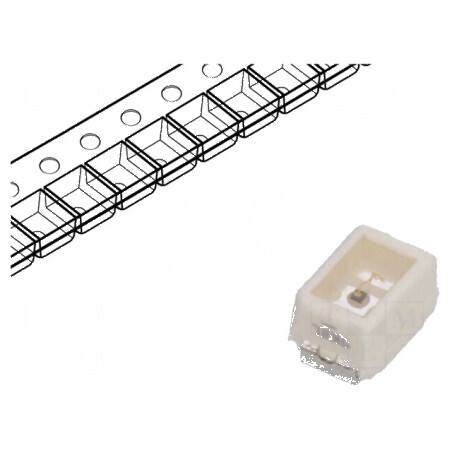 LED SMD 2014 Mini PLCC2 Galben 15,2-30,3mlm 4,5-9mcd 120° | Electronic-mag.ro | Componente Electronice