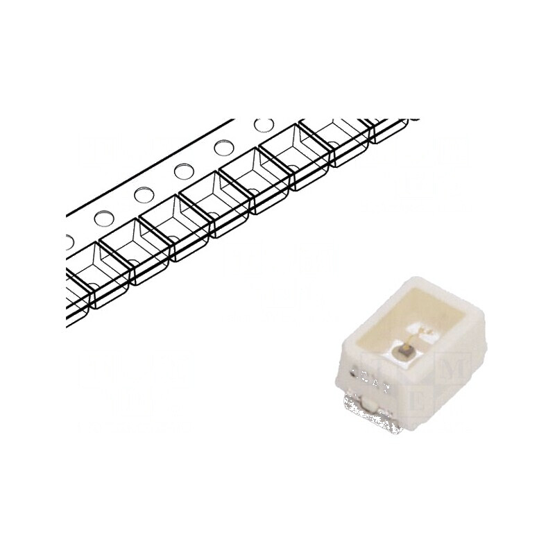 LED SMD 2014 Mini PLCC2 Galben 15,2-48mlm 4,5-18mcd 120° | Electronic-mag.ro | Componente Electronice
