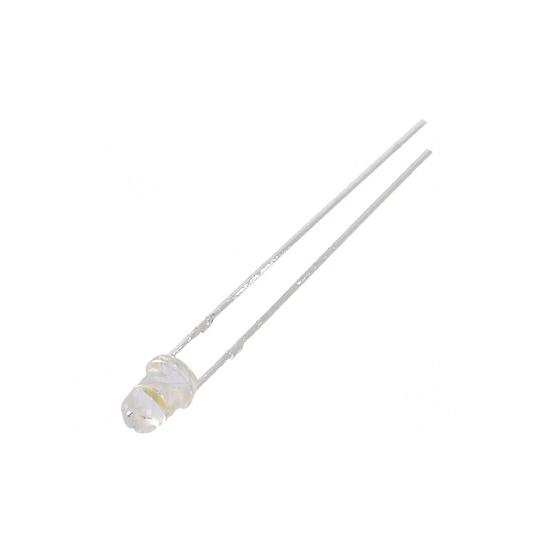 LED 3mm galben-verde 150-220mcd 70° convex | Electronic-mag.ro | Componente Electronice
