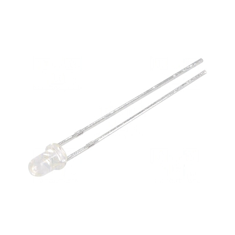 LED 3mm galben 1400-2500mcd 30° 2 Nr.term 1,7-2,6VDC 60mW | Electronic-mag.ro | Componente Electronice