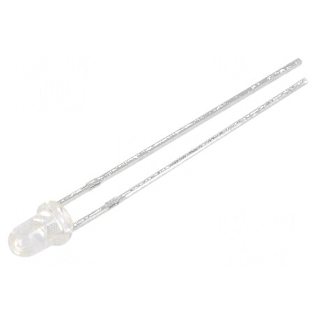 LED 3mm galben 1400-2500mcd 30° 2 Nr.term 1,7-2,6VDC 60mW | Electronic-mag.ro | Componente Electronice