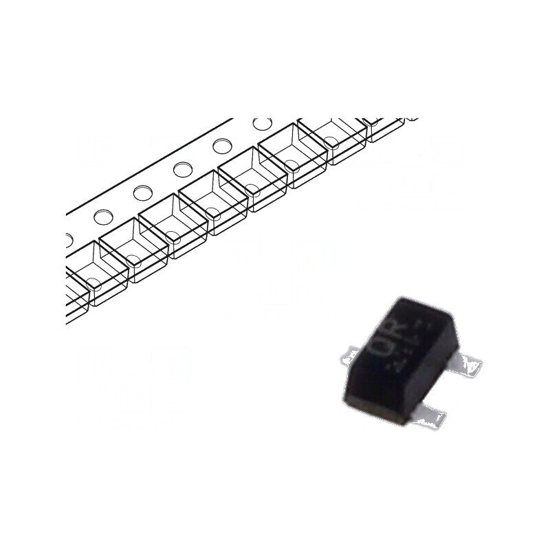 Tranzistor N-MOSFET 20V 0,2A SC89 | Electronic-mag.ro | Componente Electronice