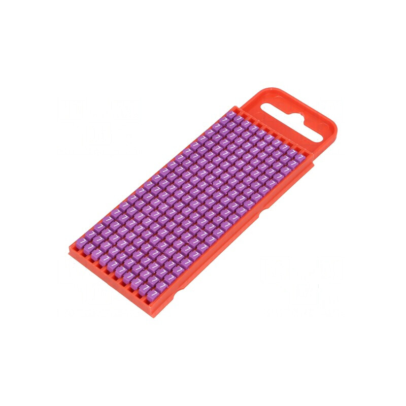 Markere Marcaj Violet 7 2÷2,8mm Poliamidă -40÷85°C WIC W: 5mm | Electronic-mag.ro | Componente Electronice