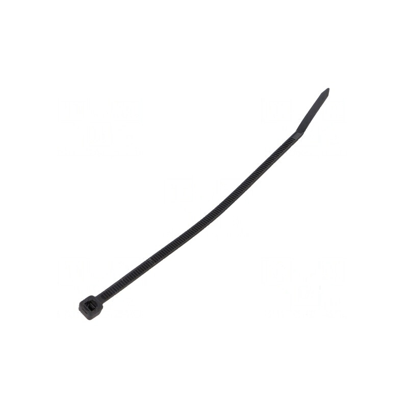 Colier de strângere poliamidă 188mm negru 220N | Electronic-mag.ro | Componente Electronice