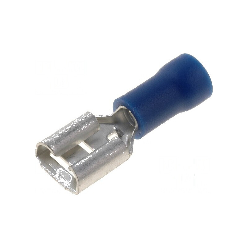 Terminal plat 6,3mm mamă 1,5-2,5mm² crimpat pe cablu | Electronic-mag.ro | Componente Electronice