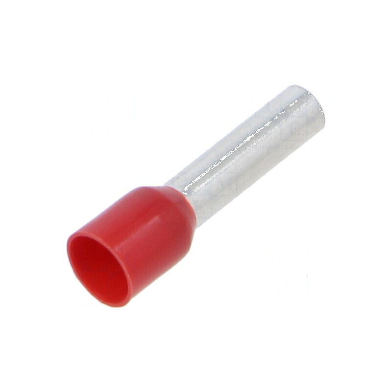 Vârf tub capăt izolată cupru 4mm² 12mm cositorit crimpat | Electronic-mag.ro | Componente Electronice