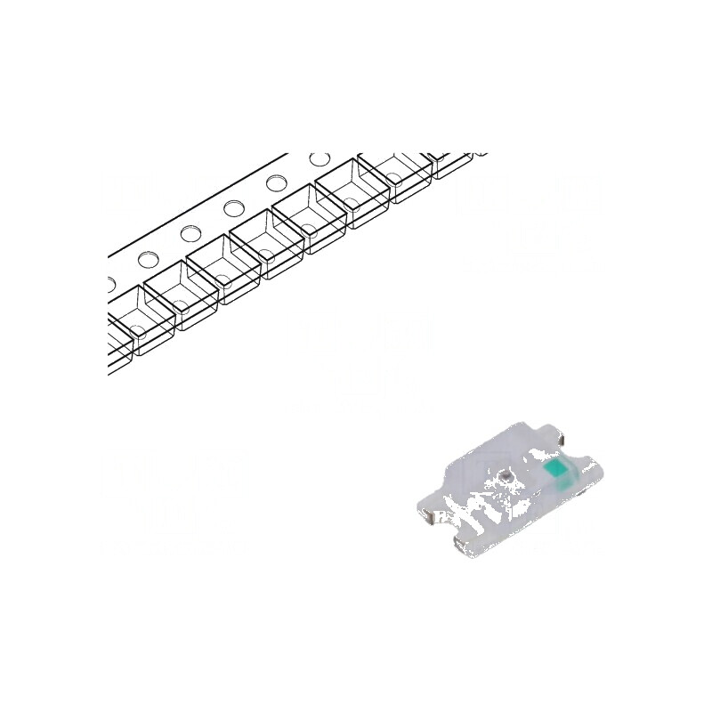 LED SMD 1206 portocalie 100-120mcd 3,2x1,6x0,8mm 120° 20mA | Electronic-mag.ro | Componente Electronice