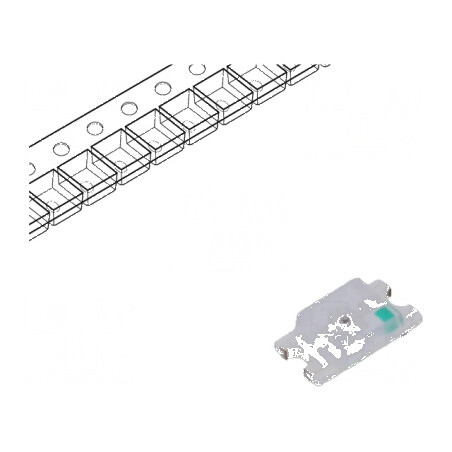 LED SMD 1206 portocalie 100-120mcd 3,2x1,6x0,8mm 120° 20mA | Electronic-mag.ro | Componente Electronice
