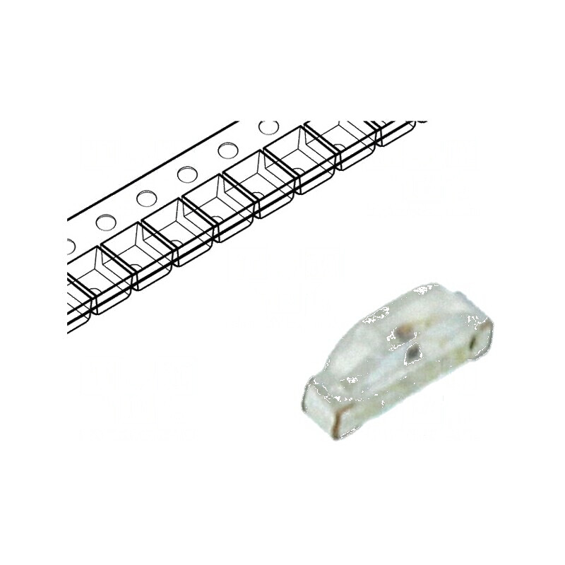 LED SMD 0802 Roșie 70-150mcd 2,1x0,6x1mm 120° 20mA | Electronic-mag.ro | Componente Electronice