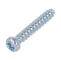 Şurub plastic 2,5x16 Cap rotund Torx® PLUS 8IP oţel | Electronic-mag.ro | Componente Electronice